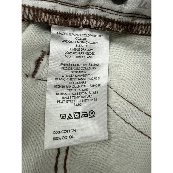 Free People Jeans Womens 25 Black Yellow Floral Deep Trance Boyfriend Crop NEW - Picture 8 of 13